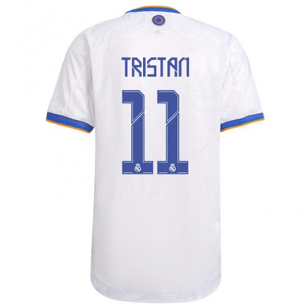 Enfant Football Maillot Vukcevic Tristan #11 Blanche Tenues Domicile 2021/22 T-Shirt