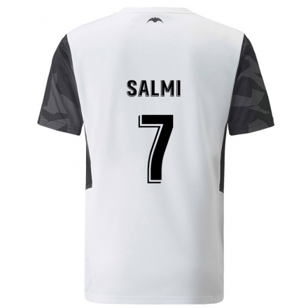 Enfant Football Maillot Iina Salmi #7 Blanche Tenues Domicile 2021/22 T-Shirt