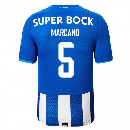 Enfant Football Maillot Ivan Marcano #5 Bleu Royal Tenues Domicile 2021/22 T-Shirt