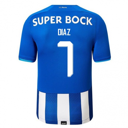 Enfant Football Maillot Luis Diaz #7 Bleu Royal Tenues Domicile 2021/22 T-Shirt