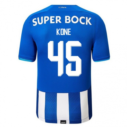 Enfant Football Maillot Samba Kone #45 Bleu Royal Tenues Domicile 2021/22 T-Shirt