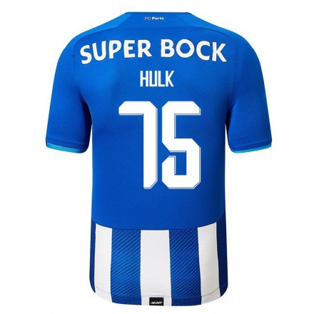 Enfant Football Maillot Hulk #75 Bleu Royal Tenues Domicile 2021/22 T-Shirt