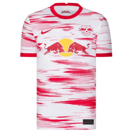 Enfant Football Maillot Nordi Mukiele #22 Rouge Blanc Tenues Domicile 2021/22 T-shirt
