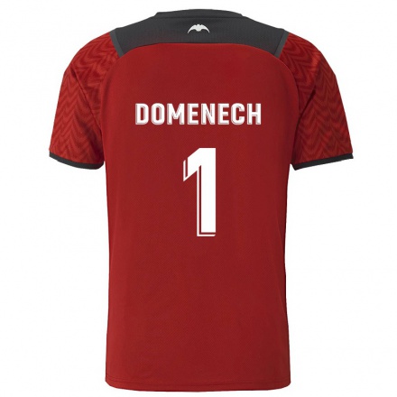 Enfant Football Maillot Jaume Domenech #1 Rouge Foncé Tenues Extérieur 2021/22 T-Shirt