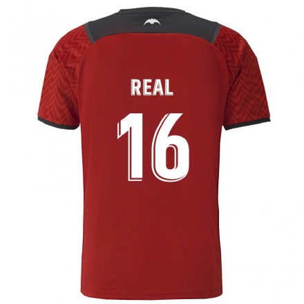 Enfant Football Maillot Kerlly Real #16 Rouge Foncé Tenues Extérieur 2021/22 T-Shirt