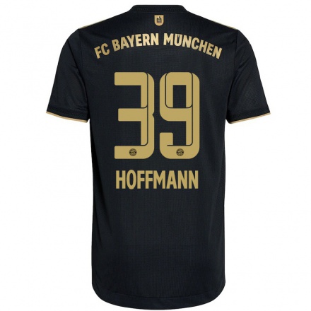 Enfant Football Maillot Ron-Thorben Hoffmann #39 Le Noir Tenues Extérieur 2021/22 T-Shirt