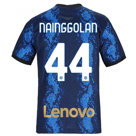 Enfant Football Maillot Radja Nainggolan #44 Bleu Foncé Tenues Domicile 2021/22 T-shirt