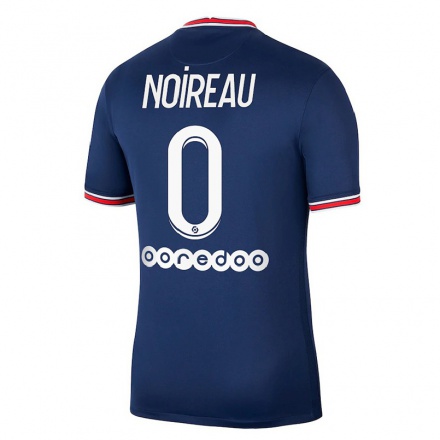 Enfant Football Maillot Samuel Noireau #0 Bleu Foncé Tenues Domicile 2021/22 T-Shirt