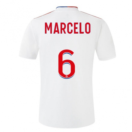 Enfant Football Maillot Marcelo #6 Blanche Tenues Domicile 2021/22 T-shirt
