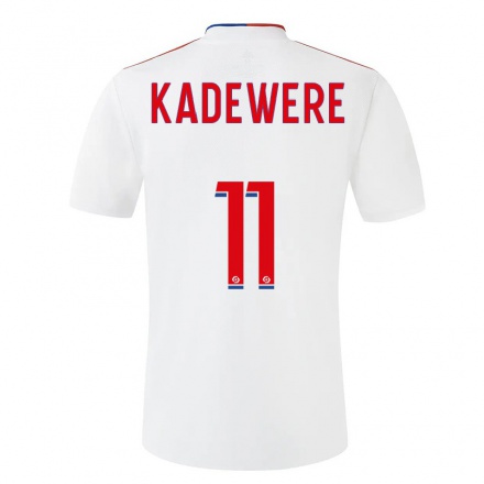 Enfant Football Maillot Tino Kadewere #11 Blanche Tenues Domicile 2021/22 T-shirt
