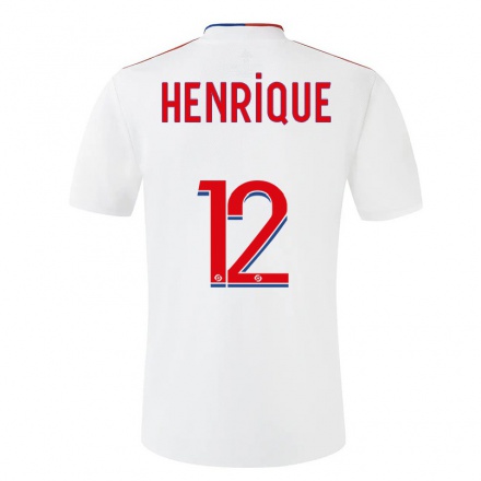 Enfant Football Maillot Henrique #12 Blanche Tenues Domicile 2021/22 T-shirt