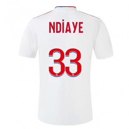 Enfant Football Maillot Abdoulaye Ndiaye #33 Blanche Tenues Domicile 2021/22 T-shirt