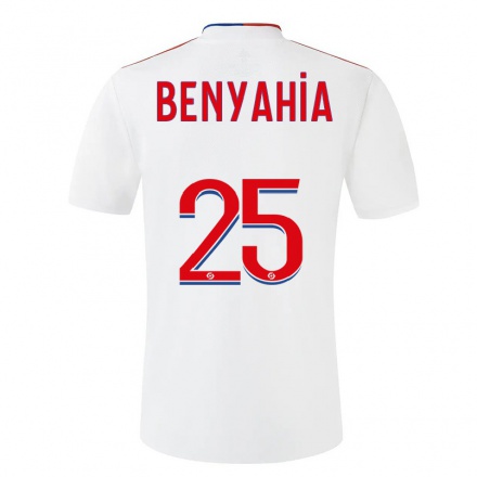 Enfant Football Maillot Ines Benyahia #25 Blanche Tenues Domicile 2021/22 T-Shirt