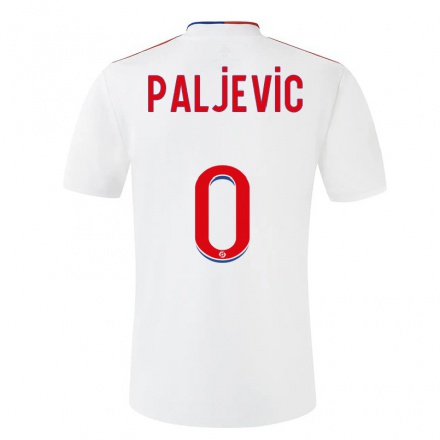 Enfant Football Maillot Alyssia Paljevic #0 Blanche Tenues Domicile 2021/22 T-Shirt