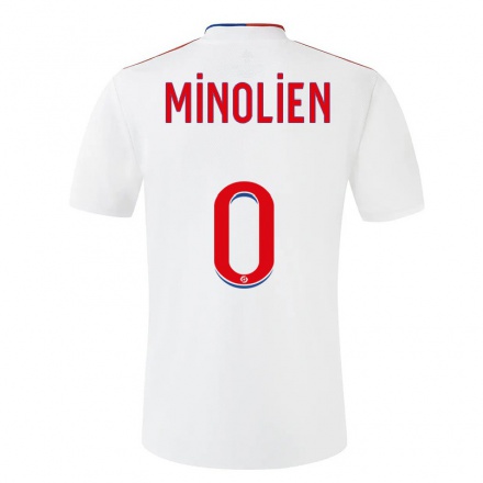 Enfant Football Maillot Andy Minolien #0 Blanche Tenues Domicile 2021/22 T-shirt