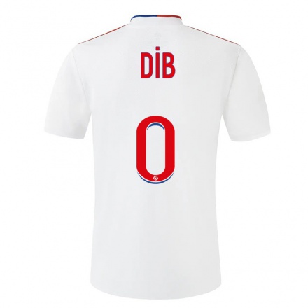 Enfant Football Maillot Djibrail Dib #0 Blanche Tenues Domicile 2021/22 T-shirt