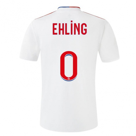 Enfant Football Maillot Thibaut Ehling #0 Blanche Tenues Domicile 2021/22 T-Shirt