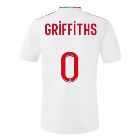 Enfant Football Maillot Reo Griffiths #0 Blanche Tenues Domicile 2021/22 T-shirt