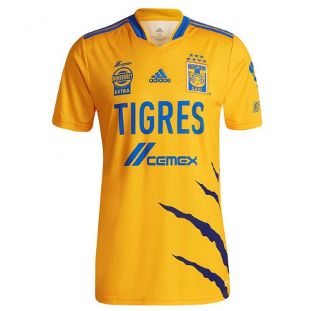 Enfant Football Maillot Jose Garcia #0 Jaune Tenues Domicile 2021/22 T-Shirt
