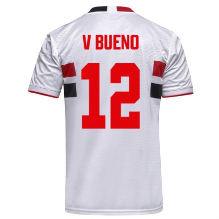 Enfant Football Maillot Vitor Bueno #12 Blanche Tenues Domicile 2021/22 T-Shirt