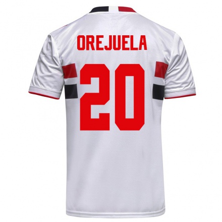 Enfant Football Maillot Luis Manuel Orejuela #20 Blanche Tenues Domicile 2021/22 T-Shirt