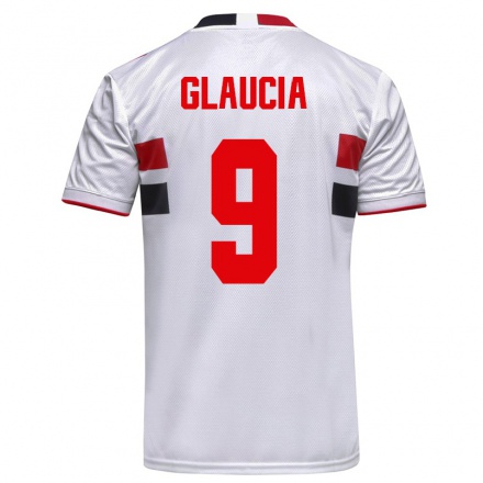 Enfant Football Maillot Glaucia #9 Blanche Tenues Domicile 2021/22 T-Shirt
