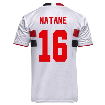 Enfant Football Maillot Natane #16 Blanche Tenues Domicile 2021/22 T-shirt