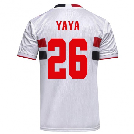 Enfant Football Maillot Yaya #26 Blanche Tenues Domicile 2021/22 T-Shirt