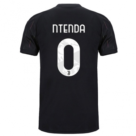 Enfant Football Maillot Jean-Claude Ntenda #0 Le Noir Tenues Extérieur 2021/22 T-Shirt