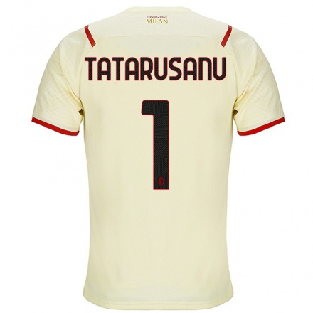 Enfant Football Maillot Ciprian Tatarusanu #1 Champagne Tenues Extérieur 2021/22 T-Shirt