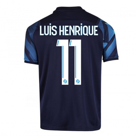 Enfant Football Maillot Luis Henrique #11 Bleu Foncé Tenues Extérieur 2021/22 T-Shirt