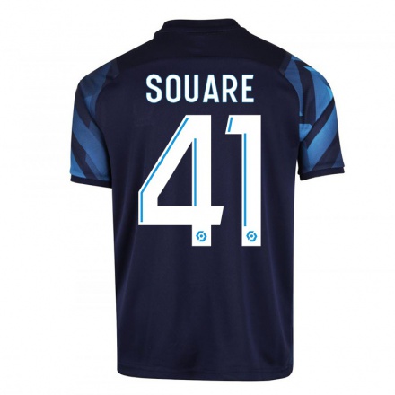 Enfant Football Maillot Cheick Souare #41 Bleu Foncé Tenues Extérieur 2021/22 T-Shirt