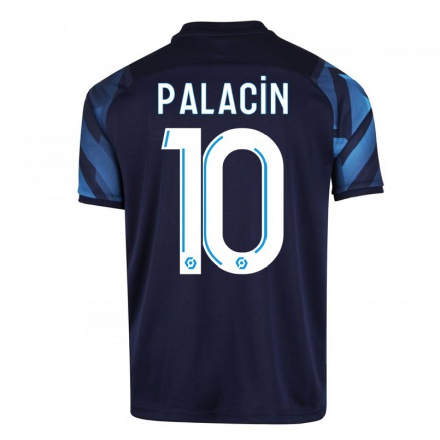 Enfant Football Maillot Sara Palacin #10 Bleu Foncé Tenues Extérieur 2021/22 T-shirt