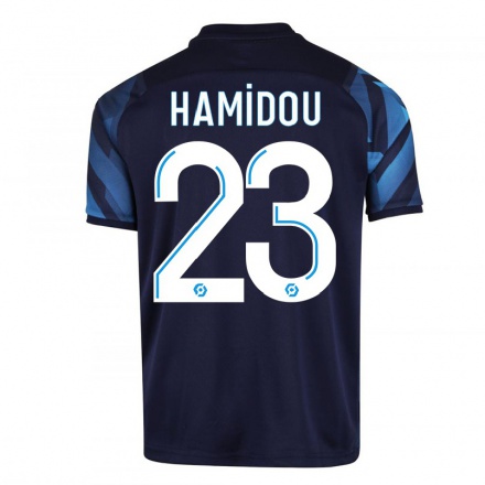Enfant Football Maillot Jamila Hamidou #23 Bleu Foncé Tenues Extérieur 2021/22 T-Shirt