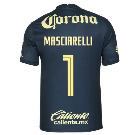 Enfant Football Maillot Renata Masciarelli #1 Bleu Marin Tenues Extérieur 2021/22 T-Shirt