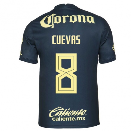 Enfant Football Maillot Casandra Cuevas #8 Bleu Marin Tenues Extérieur 2021/22 T-Shirt