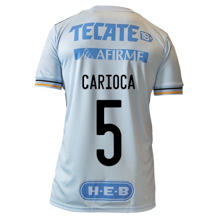 Enfant Football Maillot Rafael Carioca #5 Bleu Clair Tenues Extérieur 2021/22 T-Shirt