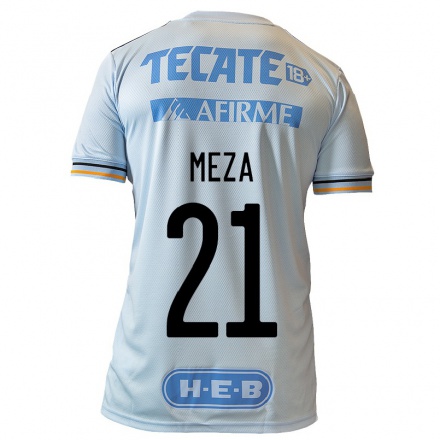 Enfant Football Maillot Francisco Meza #21 Bleu Clair Tenues Extérieur 2021/22 T-shirt