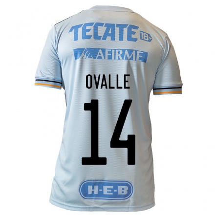 Enfant Football Maillot Lizbeth Ovalle #14 Bleu Clair Tenues Extérieur 2021/22 T-Shirt