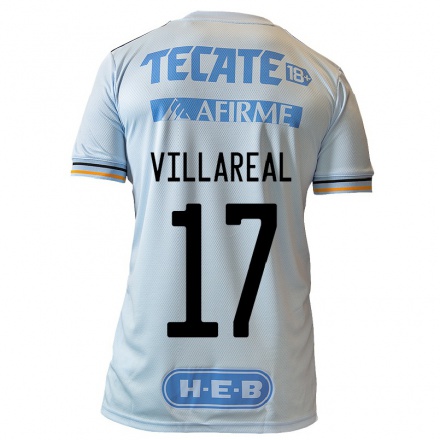 Enfant Football Maillot Natalia Villareal #17 Bleu Clair Tenues Extérieur 2021/22 T-Shirt