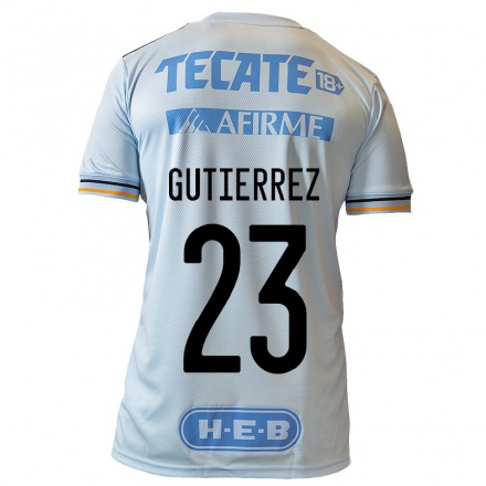 Enfant Football Maillot Jana Gutierrez #23 Bleu Clair Tenues Extérieur 2021/22 T-Shirt