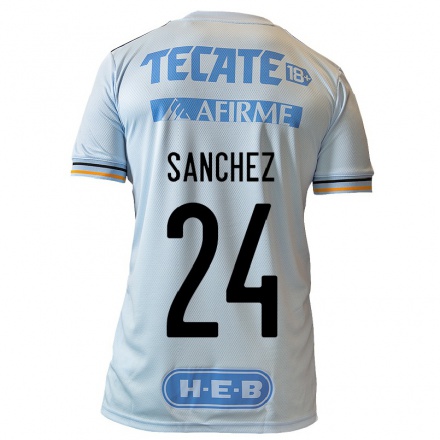 Enfant Football Maillot Maria Sanchez #24 Bleu Clair Tenues Extérieur 2021/22 T-shirt