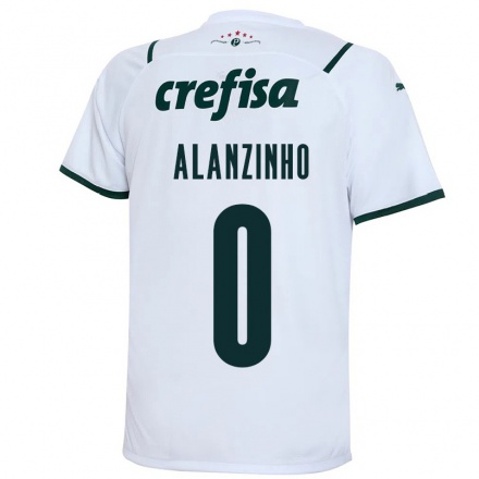 Enfant Football Maillot Alanzinho #0 Blanche Tenues Extérieur 2021/22 T-Shirt