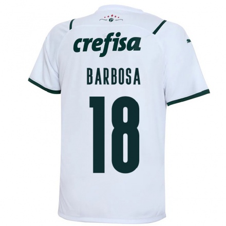 Enfant Football Maillot Danilo Barbosa #18 Blanche Tenues Extérieur 2021/22 T-Shirt