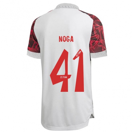 Enfant Football Maillot Gabriel Noga #41 Blanche Tenues Extérieur 2021/22 T-shirt