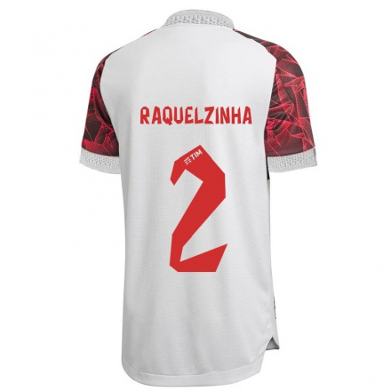 Enfant Football Maillot Raquelzinha #2 Blanche Tenues Extérieur 2021/22 T-Shirt