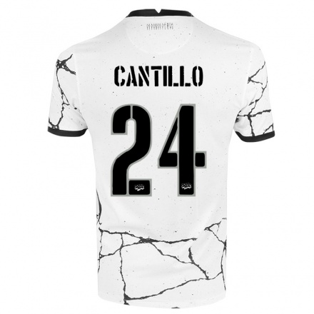 Enfant Football Maillot Victor Cantillo #24 Blanche Tenues Domicile 2021/22 T-shirt