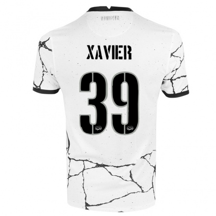 Enfant Football Maillot Xavier #39 Blanche Tenues Domicile 2021/22 T-Shirt