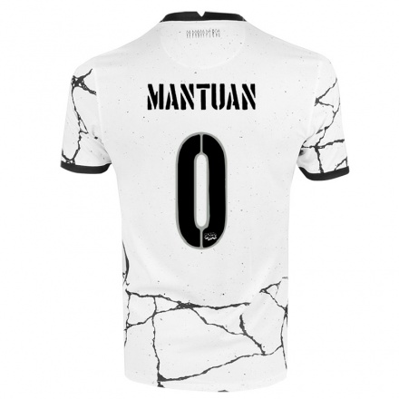 Enfant Football Maillot Gustavo Mantuan #0 Blanche Tenues Domicile 2021/22 T-shirt