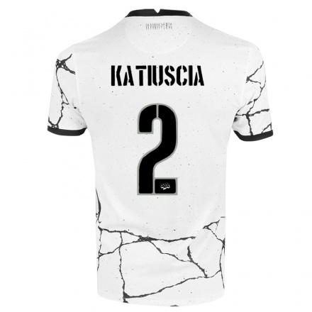 Enfant Football Maillot Katiuscia #2 Blanche Tenues Domicile 2021/22 T-shirt